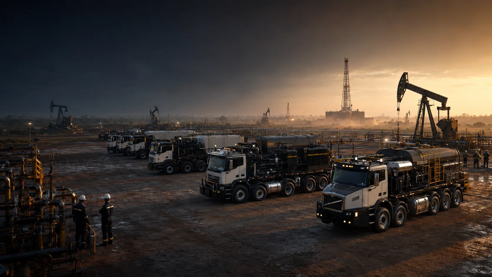 Flota Hot Oil y bombeo para servicios petroleros